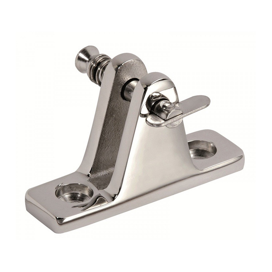 STAINLESS STEEL BASE DECK HINGE WITH PIN