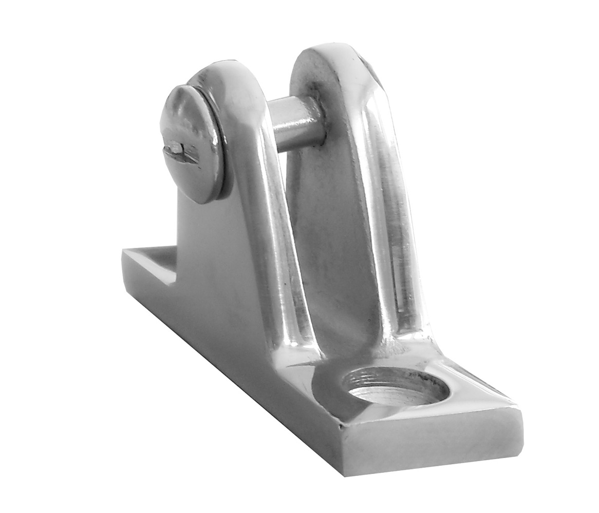 STAINLESS STEEL ANGLE BASE DECK HINGE WITH SCREW