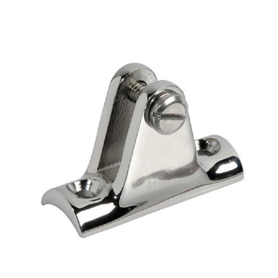 STAINLESS STEEL CONCAVE BASE DECK HINGE WITH SCREW