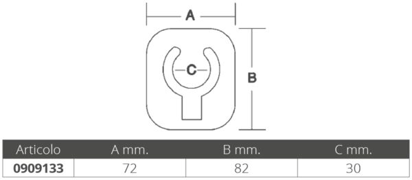 RECESSED CLIP