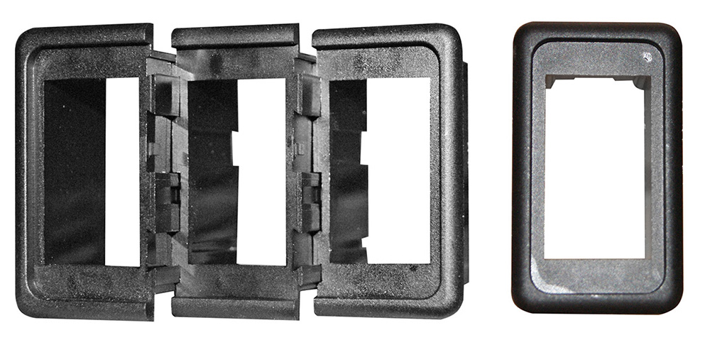 PLASTIC FRAMES FOR SWITCHES