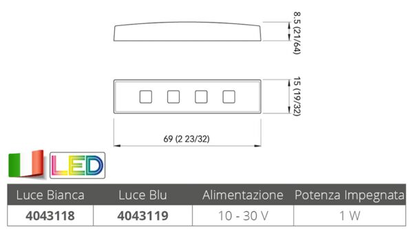 BLU COURTESY LIGHT TAB CPA 3