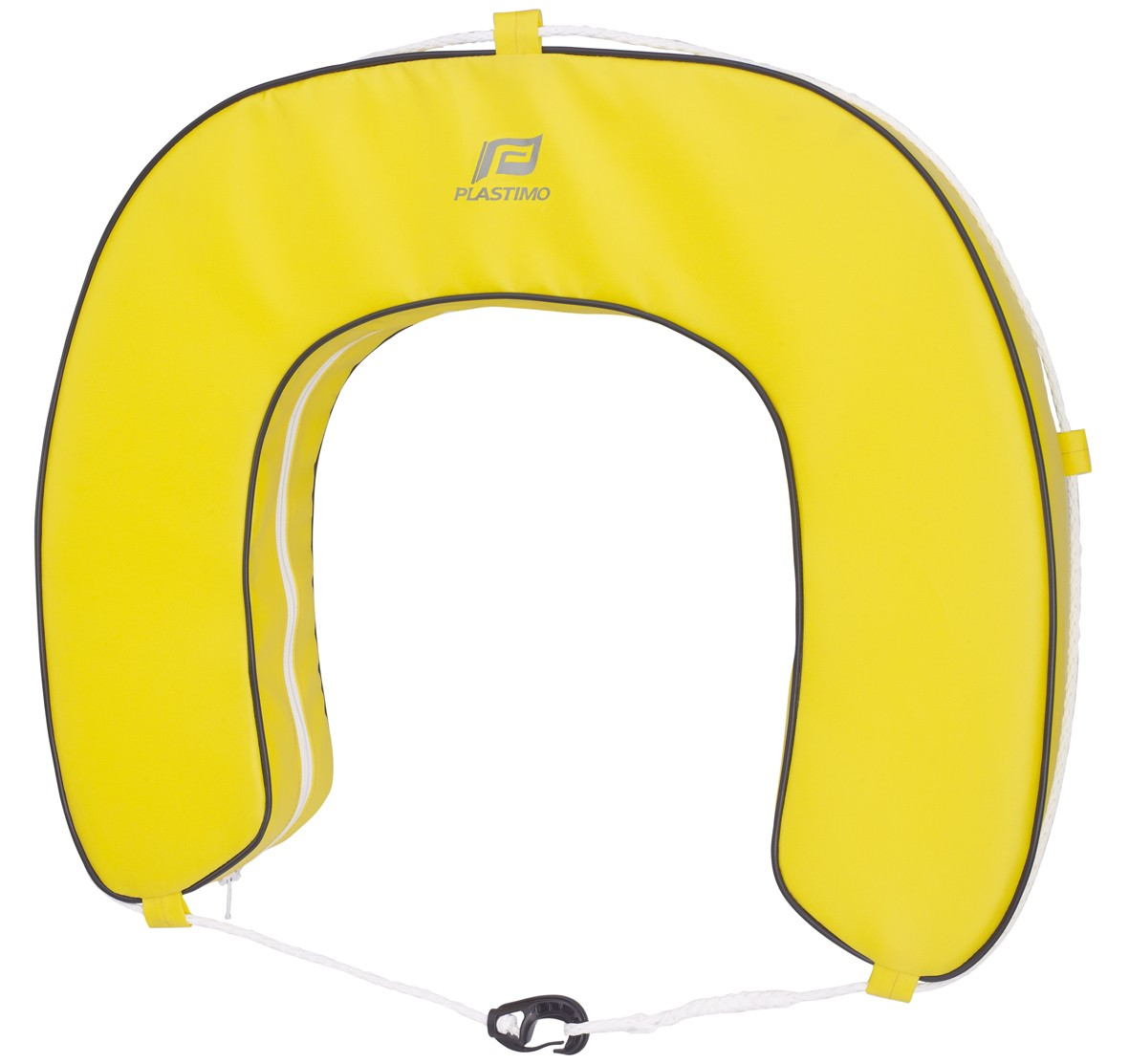 HORSESHOE BUOY WITH REMOVABLE COVER