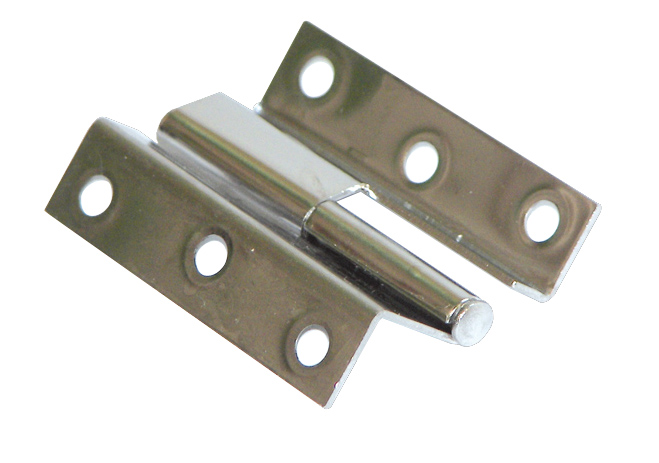 MIRROR POLISHED HINGES 55x35MM.