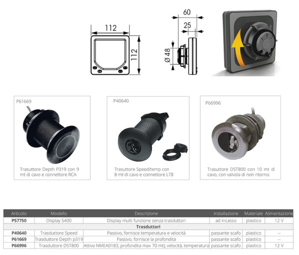 TRANSDUCER DST800