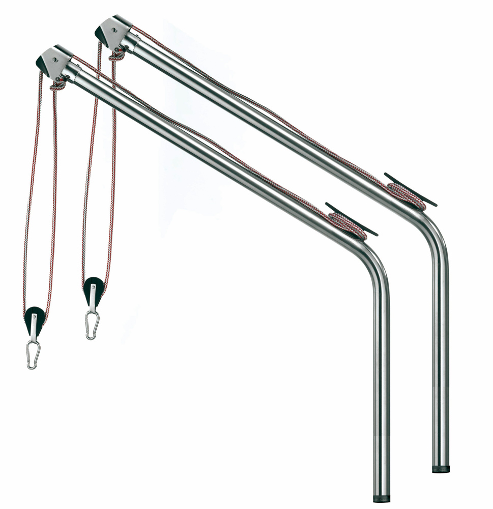 STAINLESS STEEL PAIR OF DAVITS