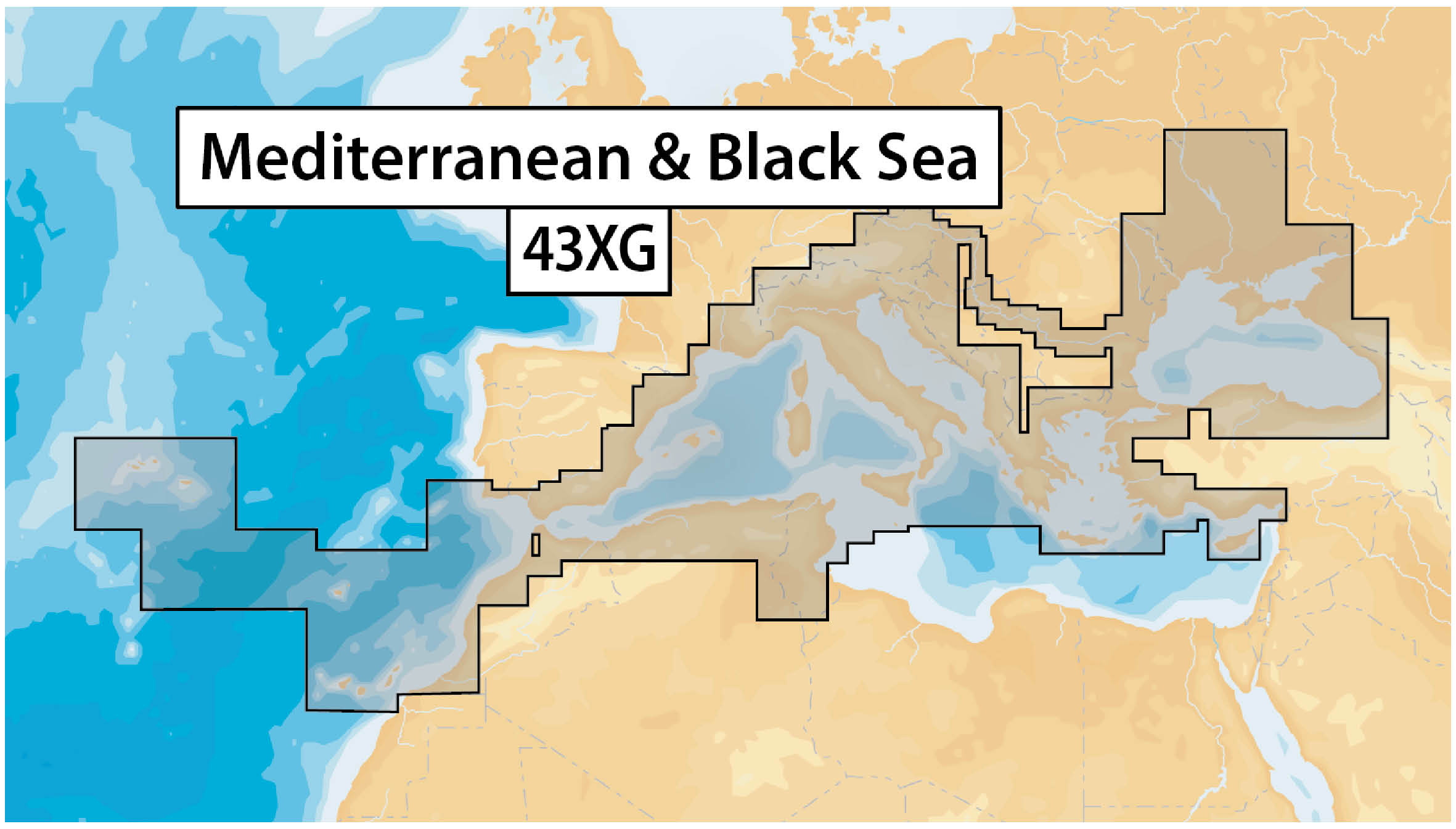 NAVIONICS 43XG MEDITERRANEAN SEA