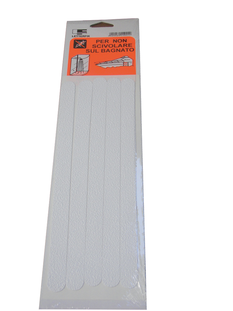 WHITE ANTI-SLIP SELF ADHESIVE STRIPS