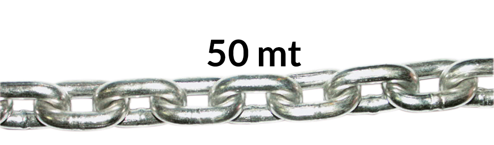 CALIBRATED STAINLESS STEEL CHAIN 50MT