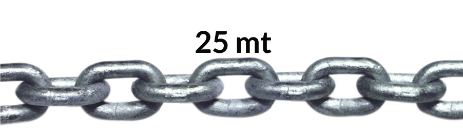 GALVANIZED CHAIN 25MT