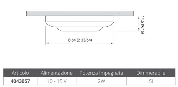 SURFACE-MOUNTING CEILING LAMP MIRO'