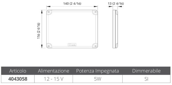 SURFACE-MOUNTING CEILING LAMP ACTION 5W