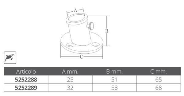 SOCKET FLAGPOLE