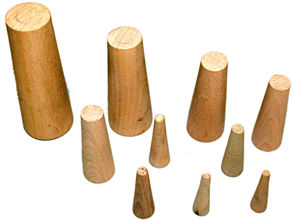 WOODEN PLUGS SET OF 10 PIECES