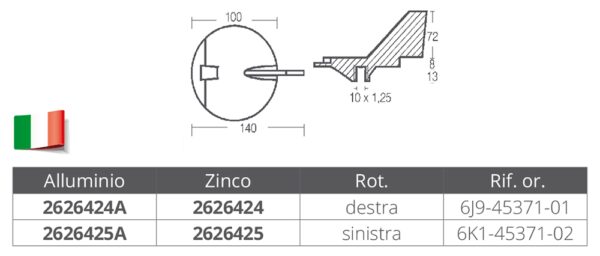 FIN FOR 150/200 HP ENGINE